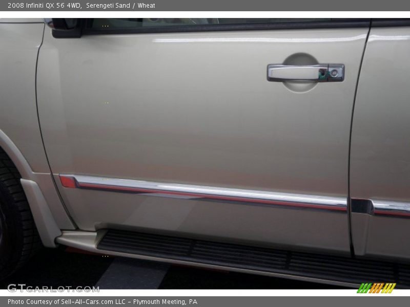 Serengeti Sand / Wheat 2008 Infiniti QX 56 4WD