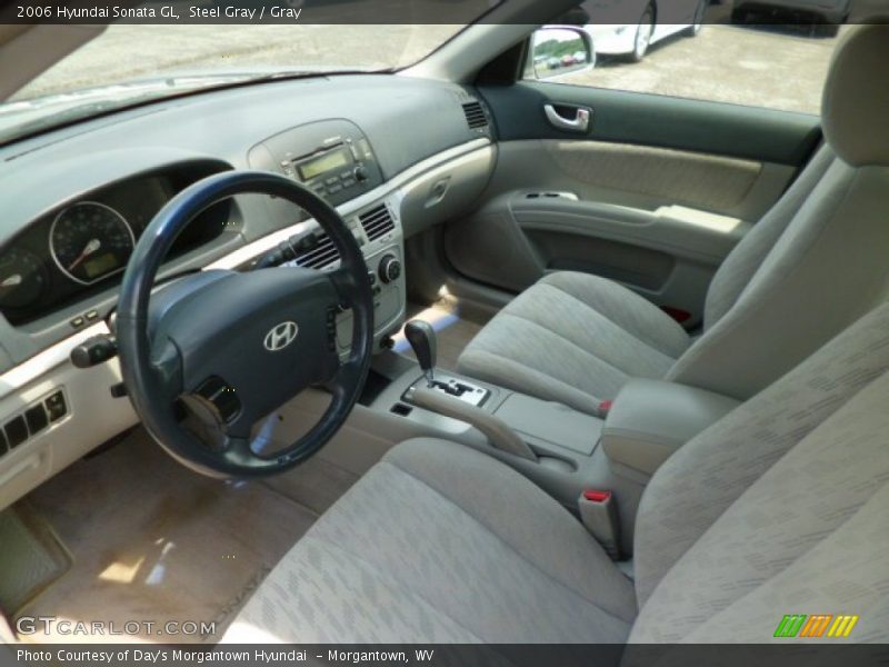 Steel Gray / Gray 2006 Hyundai Sonata GL