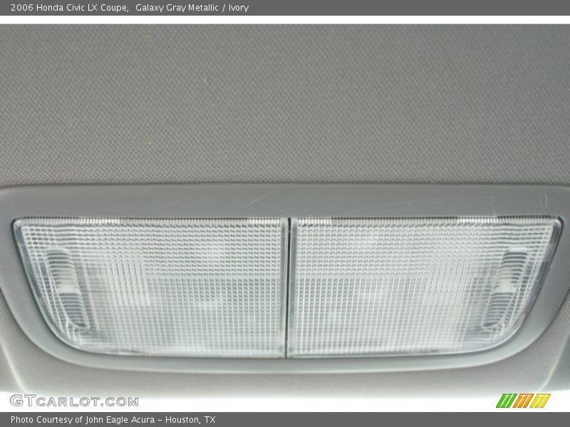Galaxy Gray Metallic / Ivory 2006 Honda Civic LX Coupe