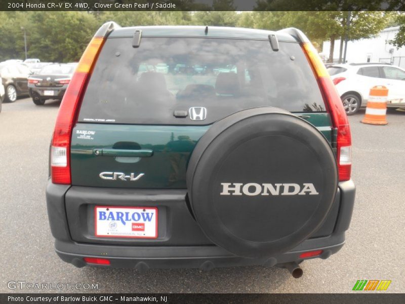 Clover Green Pearl / Saddle 2004 Honda CR-V EX 4WD