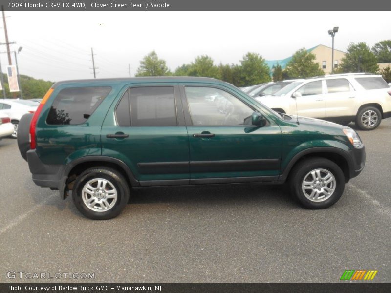 Clover Green Pearl / Saddle 2004 Honda CR-V EX 4WD