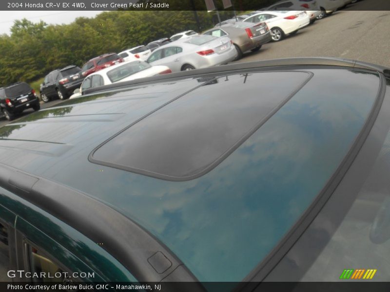 Clover Green Pearl / Saddle 2004 Honda CR-V EX 4WD