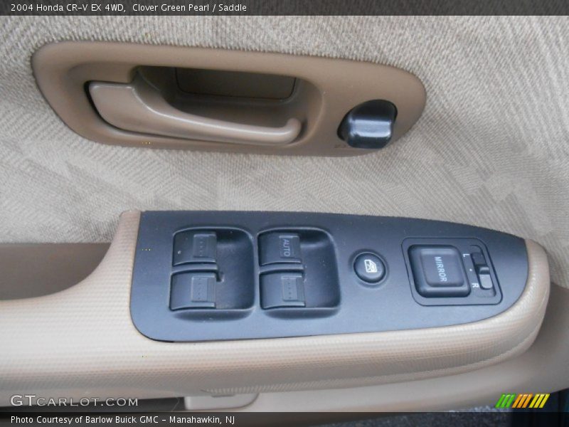 Clover Green Pearl / Saddle 2004 Honda CR-V EX 4WD