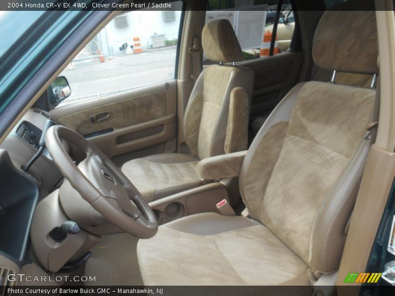 Clover Green Pearl / Saddle 2004 Honda CR-V EX 4WD
