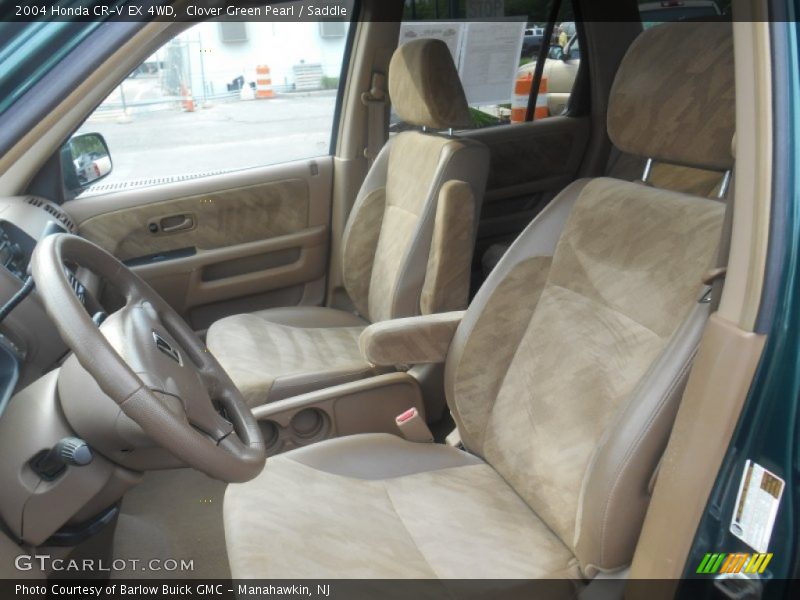 Clover Green Pearl / Saddle 2004 Honda CR-V EX 4WD