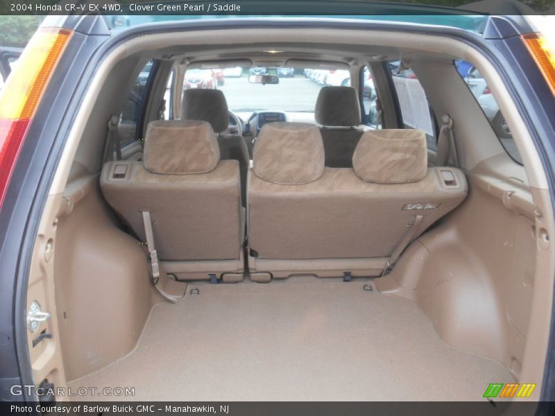 Clover Green Pearl / Saddle 2004 Honda CR-V EX 4WD
