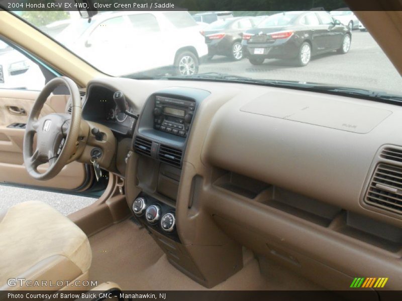 Clover Green Pearl / Saddle 2004 Honda CR-V EX 4WD