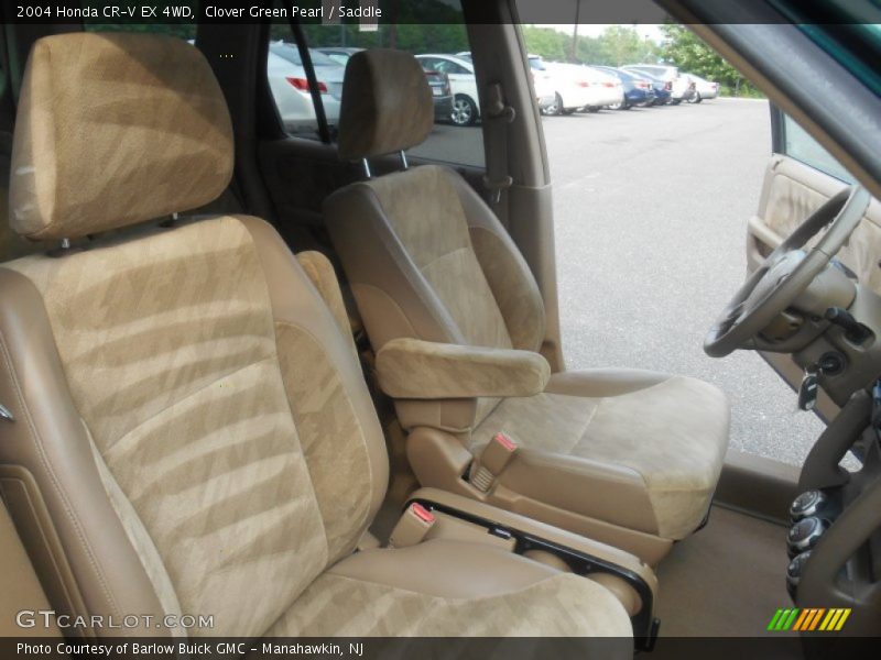 Clover Green Pearl / Saddle 2004 Honda CR-V EX 4WD