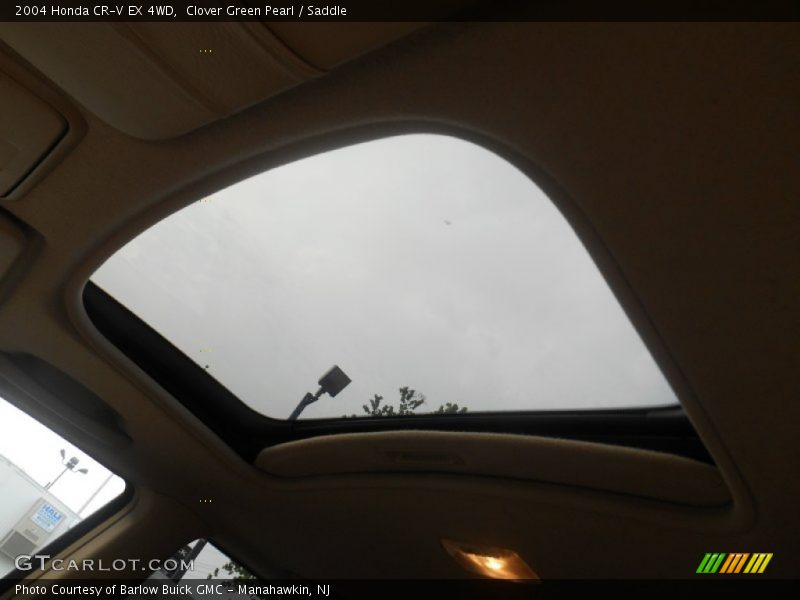 Clover Green Pearl / Saddle 2004 Honda CR-V EX 4WD