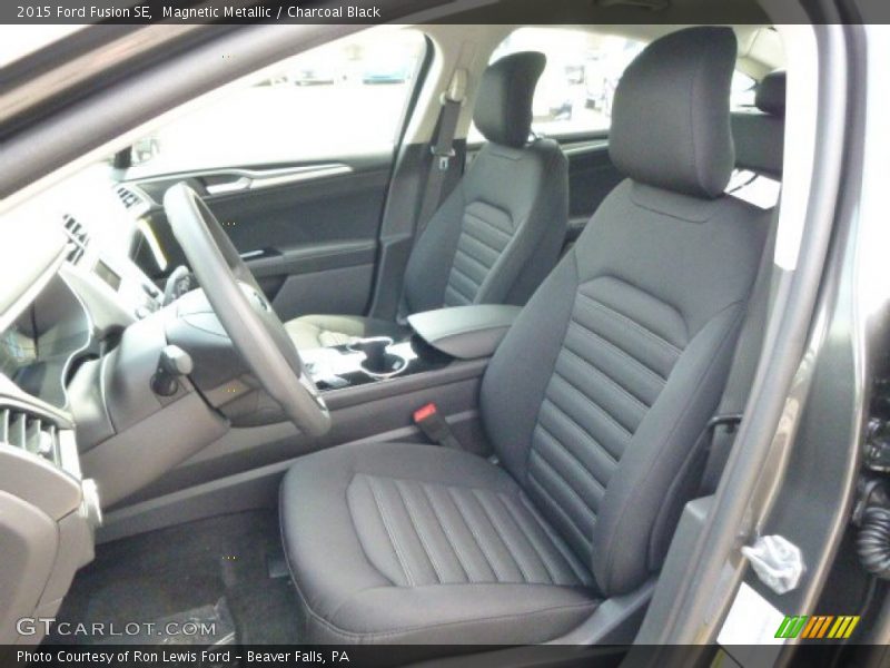 Front Seat of 2015 Fusion SE