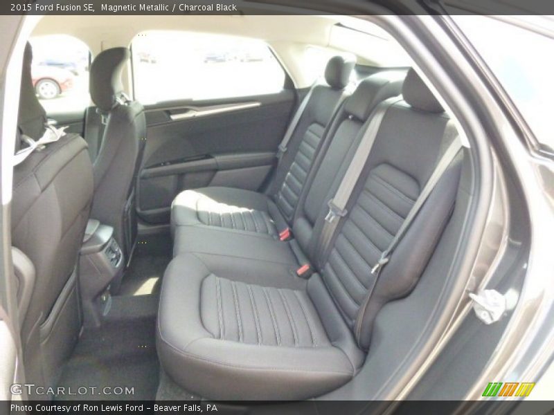 Rear Seat of 2015 Fusion SE