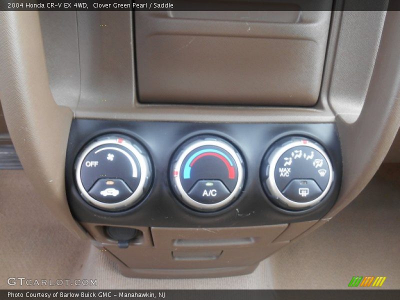 Clover Green Pearl / Saddle 2004 Honda CR-V EX 4WD