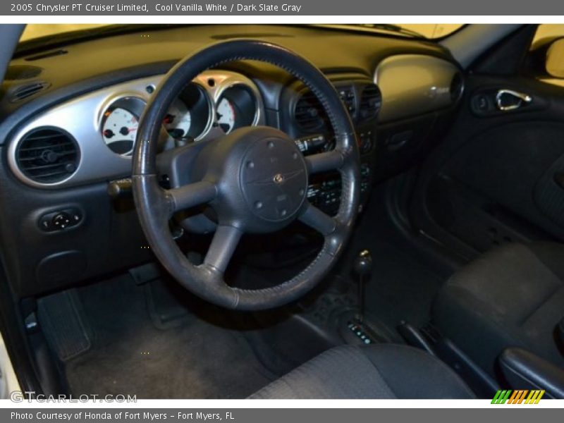 Cool Vanilla White / Dark Slate Gray 2005 Chrysler PT Cruiser Limited