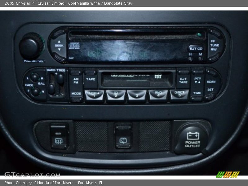Cool Vanilla White / Dark Slate Gray 2005 Chrysler PT Cruiser Limited