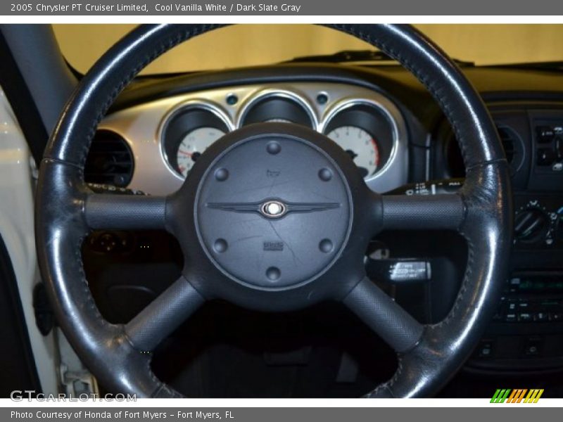 Cool Vanilla White / Dark Slate Gray 2005 Chrysler PT Cruiser Limited