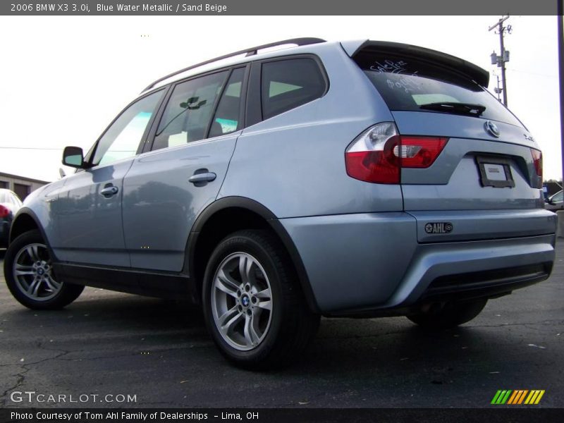 Blue Water Metallic / Sand Beige 2006 BMW X3 3.0i