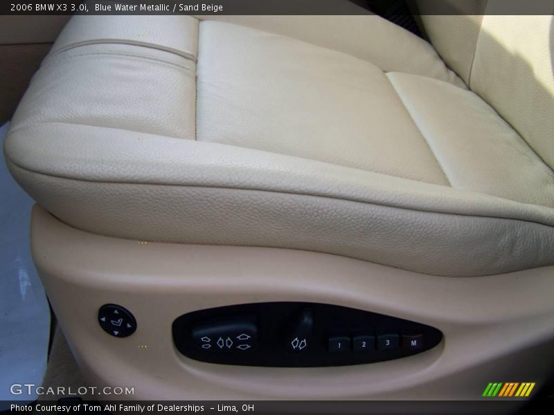 Blue Water Metallic / Sand Beige 2006 BMW X3 3.0i