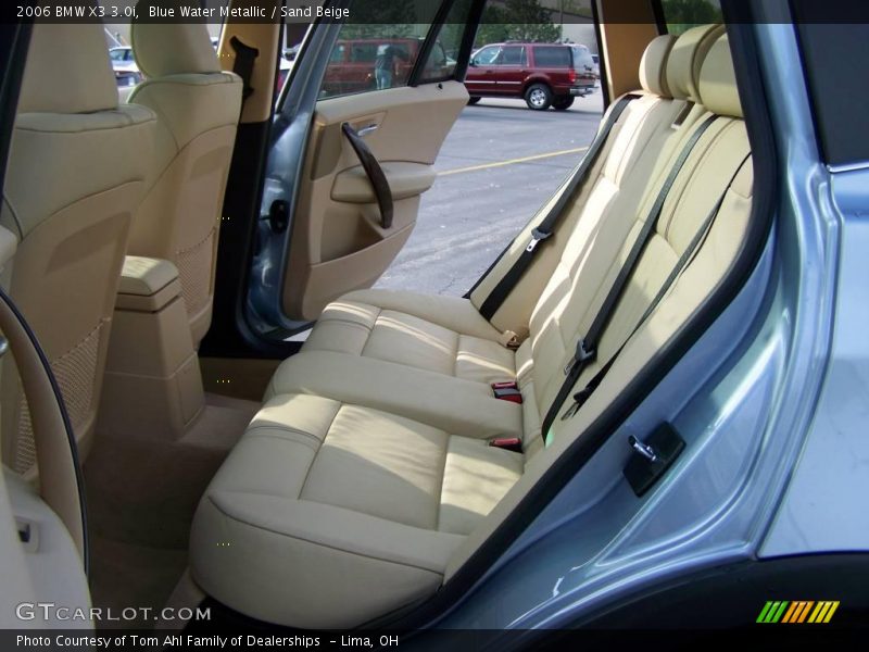 Blue Water Metallic / Sand Beige 2006 BMW X3 3.0i