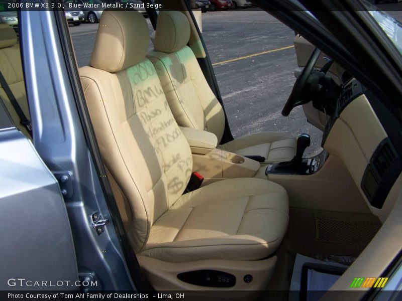 Blue Water Metallic / Sand Beige 2006 BMW X3 3.0i
