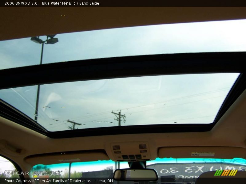 Blue Water Metallic / Sand Beige 2006 BMW X3 3.0i
