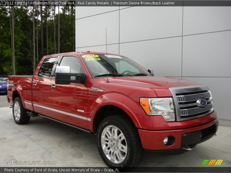  2012 F150 Platinum SuperCrew 4x4 Red Candy Metallic