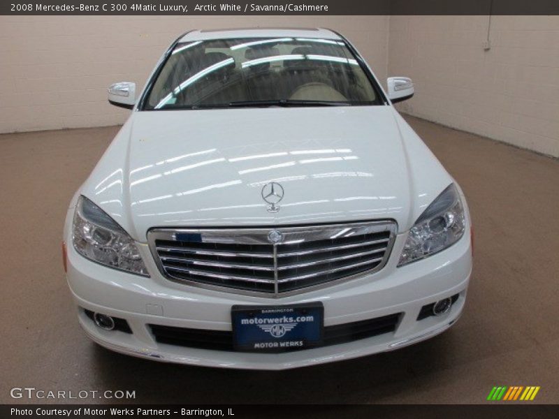 Arctic White / Savanna/Cashmere 2008 Mercedes-Benz C 300 4Matic Luxury