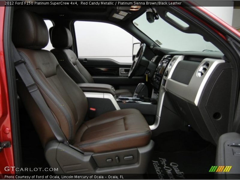 Front Seat of 2012 F150 Platinum SuperCrew 4x4