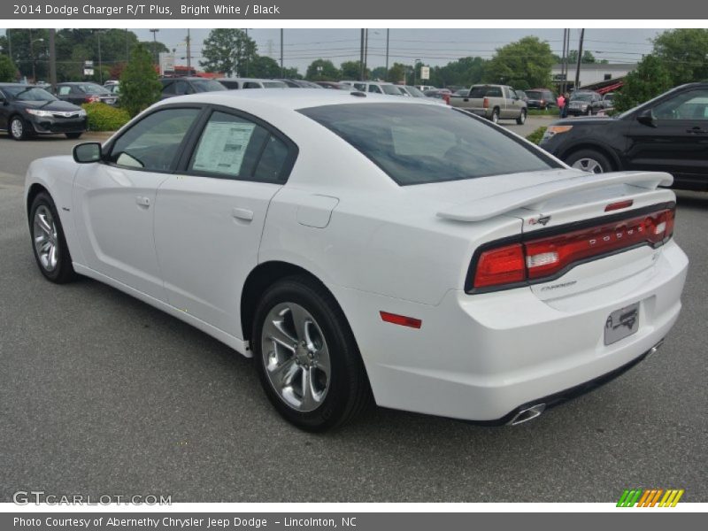 Bright White / Black 2014 Dodge Charger R/T Plus