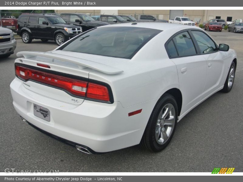 Bright White / Black 2014 Dodge Charger R/T Plus