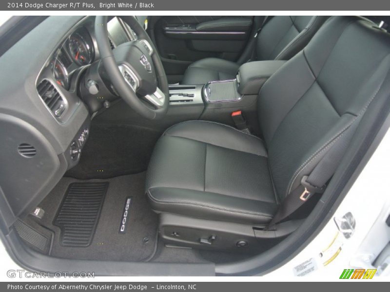 Bright White / Black 2014 Dodge Charger R/T Plus