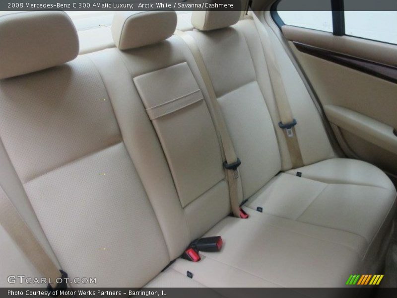 Arctic White / Savanna/Cashmere 2008 Mercedes-Benz C 300 4Matic Luxury