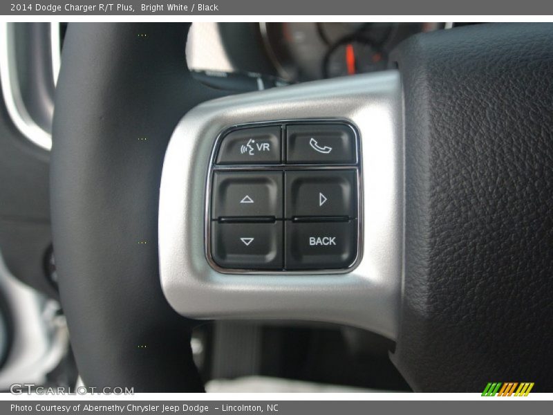 Bright White / Black 2014 Dodge Charger R/T Plus
