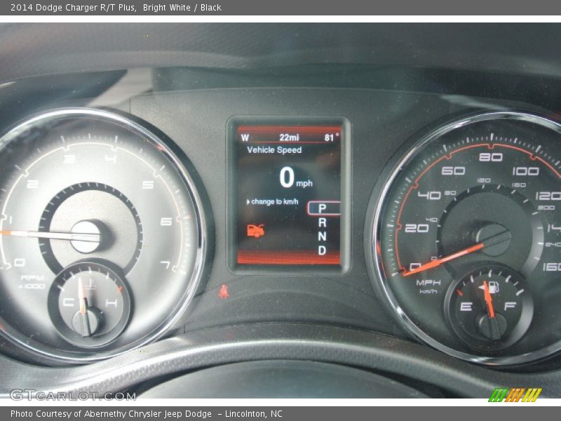 Bright White / Black 2014 Dodge Charger R/T Plus