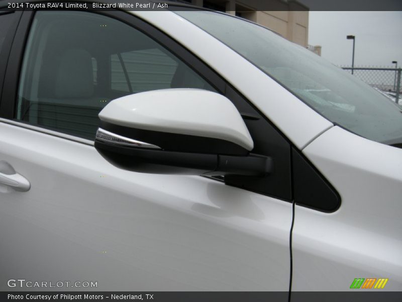 Blizzard White Pearl / Ash 2014 Toyota RAV4 Limited
