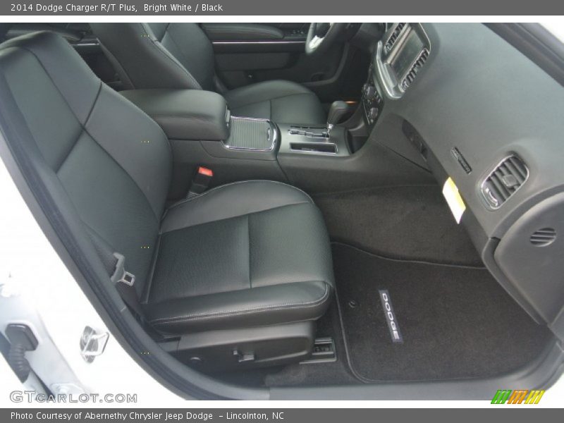 Bright White / Black 2014 Dodge Charger R/T Plus