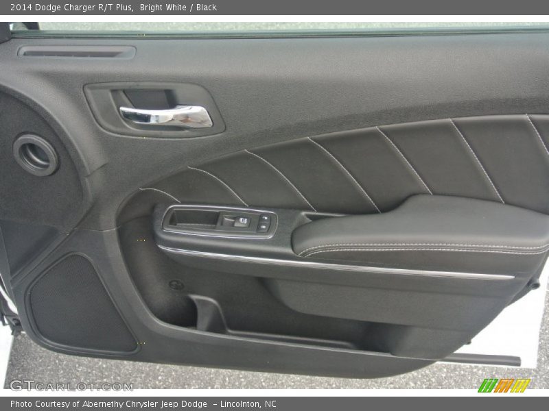 Bright White / Black 2014 Dodge Charger R/T Plus