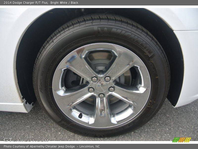 Bright White / Black 2014 Dodge Charger R/T Plus