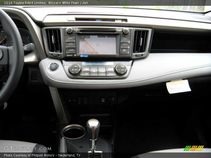 Dashboard of 2014 RAV4 Limited