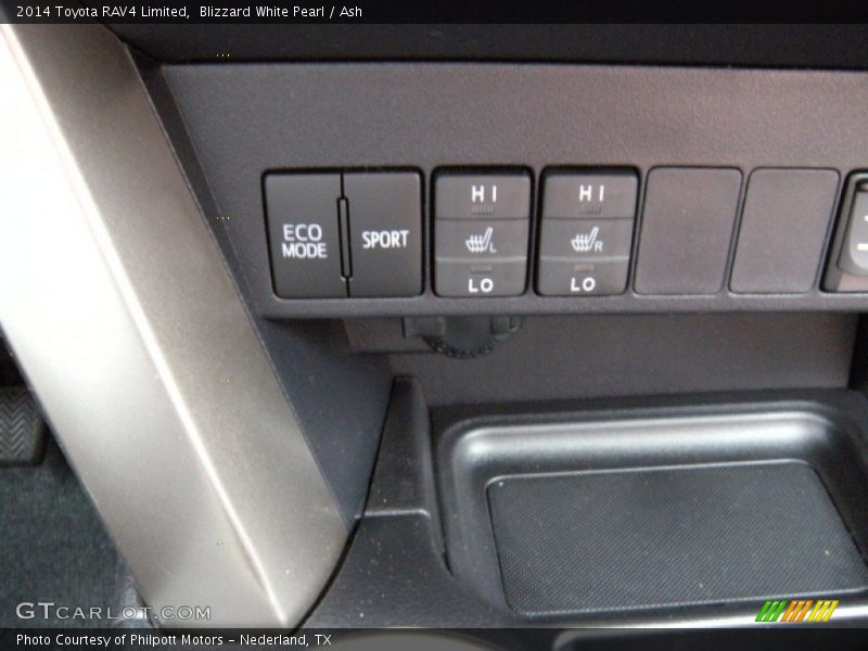 Controls of 2014 RAV4 Limited