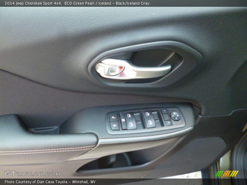 ECO Green Pearl / Iceland - Black/Iceland Gray 2014 Jeep Cherokee Sport 4x4