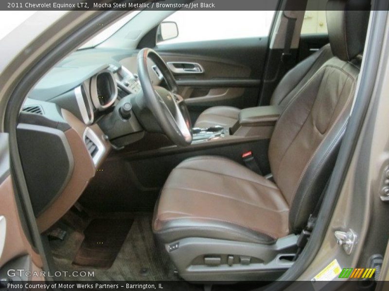 Mocha Steel Metallic / Brownstone/Jet Black 2011 Chevrolet Equinox LTZ