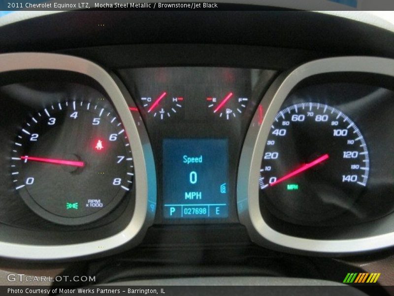 Mocha Steel Metallic / Brownstone/Jet Black 2011 Chevrolet Equinox LTZ