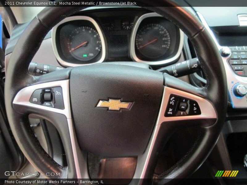 Mocha Steel Metallic / Brownstone/Jet Black 2011 Chevrolet Equinox LTZ