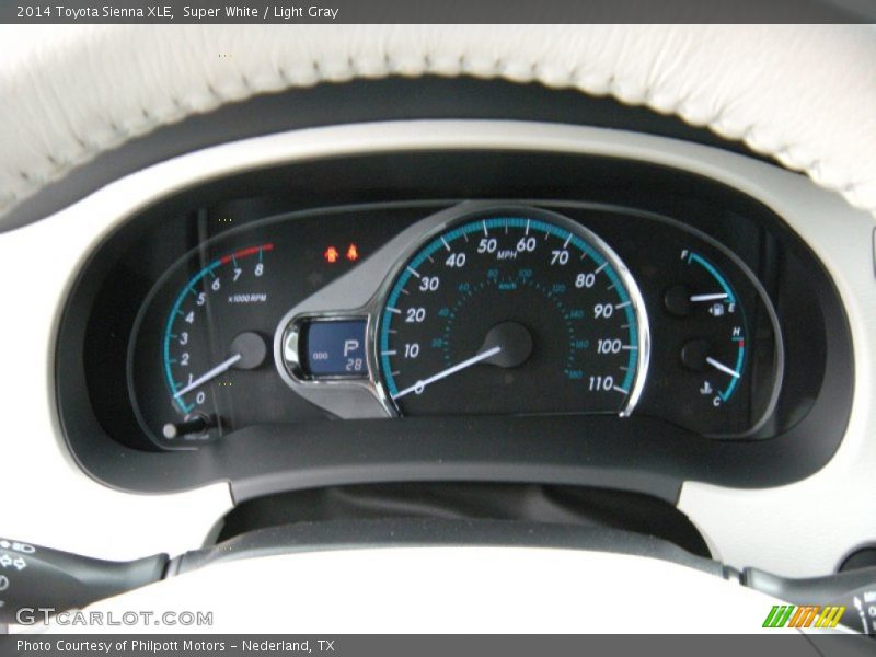  2014 Sienna XLE XLE Gauges
