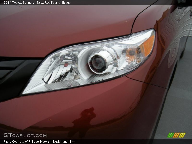 Salsa Red Pearl / Bisque 2014 Toyota Sienna L
