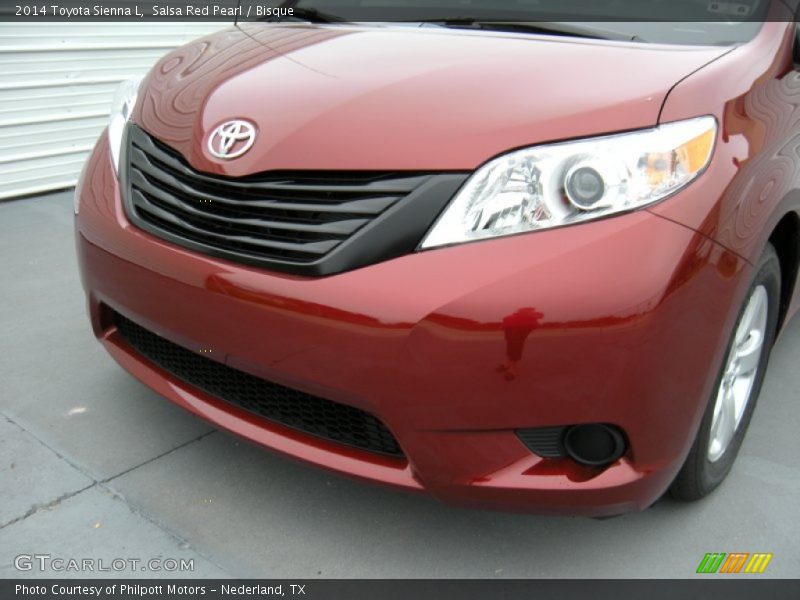 Salsa Red Pearl / Bisque 2014 Toyota Sienna L