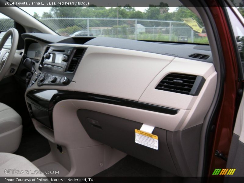 Salsa Red Pearl / Bisque 2014 Toyota Sienna L