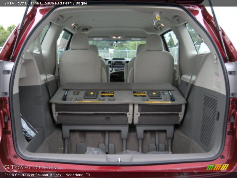 Salsa Red Pearl / Bisque 2014 Toyota Sienna L