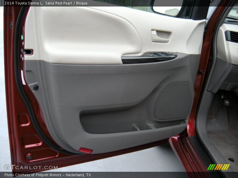 Salsa Red Pearl / Bisque 2014 Toyota Sienna L