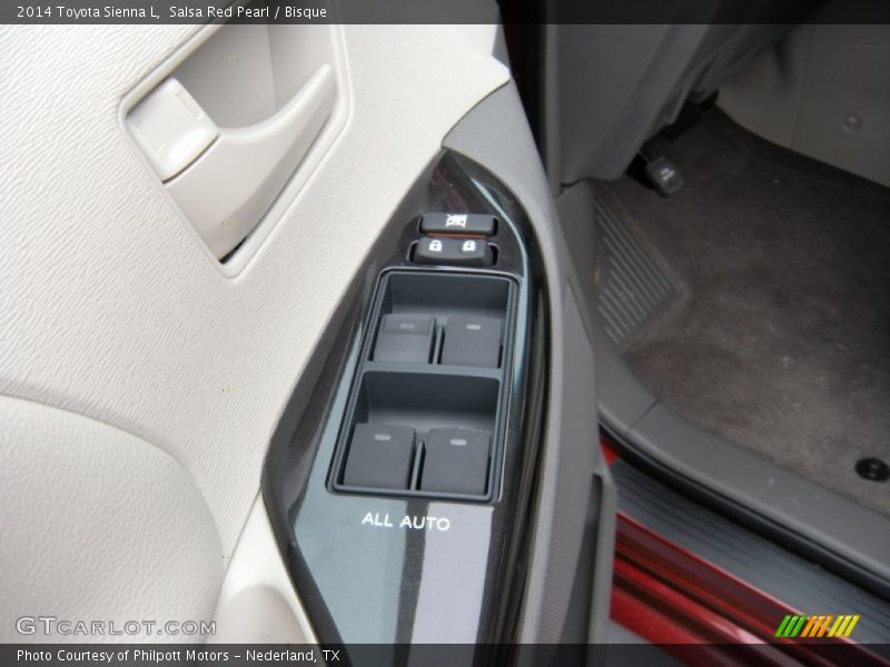 Salsa Red Pearl / Bisque 2014 Toyota Sienna L